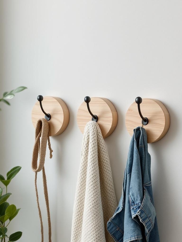 IKEA Hacks Look Expensive On a Budget - FROSTA Stool Turned Minimalist Wall Hooks