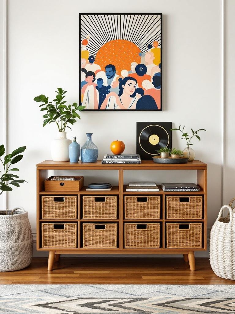 IKEA Hacks Look Expensive On a Budget - KALLAX Record-Cube Console Table