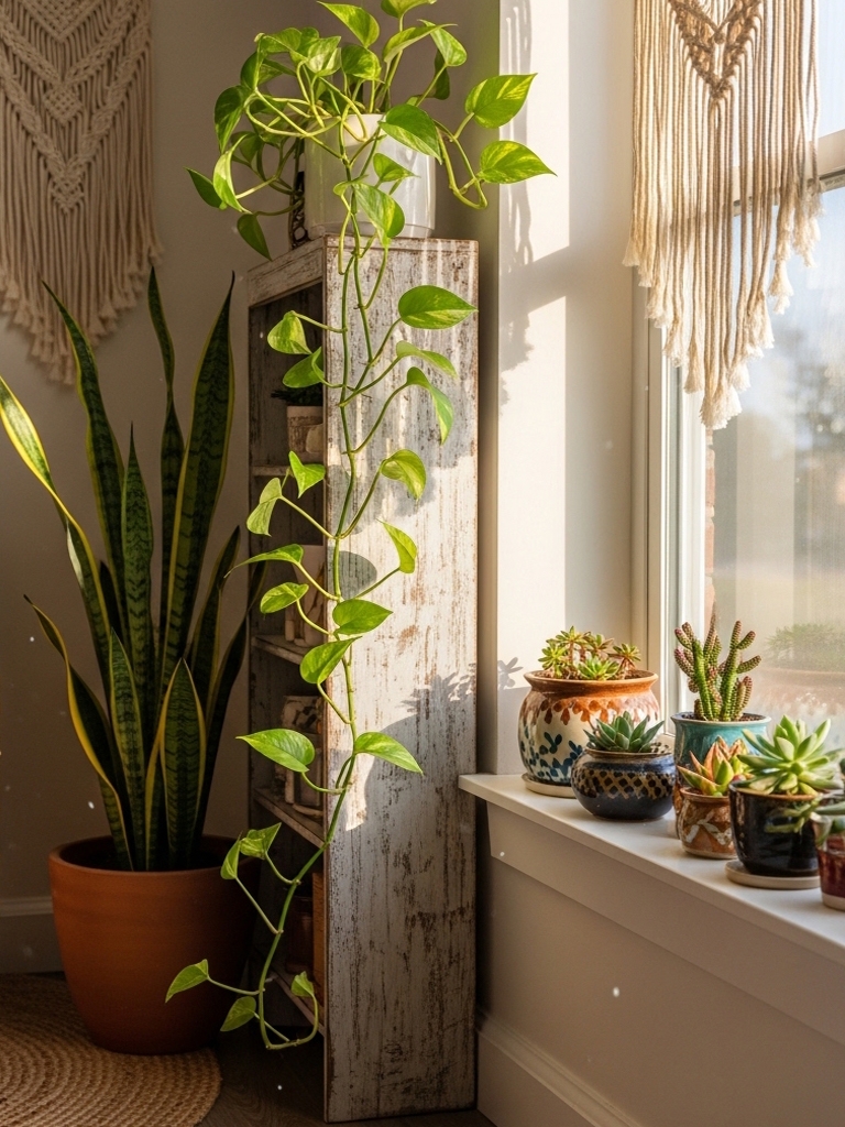 15 Boho Apartment Decor Ideas on a Budget That Look Expensive But Cost Less 8 Boho Apartment Decor Ideas on a Budget - Plants, Plants, and More Plants