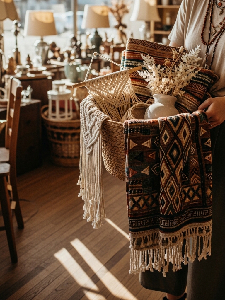 15 Boho Apartment Decor Ideas on a Budget That Look Expensive But Cost Less 10 Boho Apartment Decor Ideas on a Budget - Hit Up Thrift Stores With a Strategy
