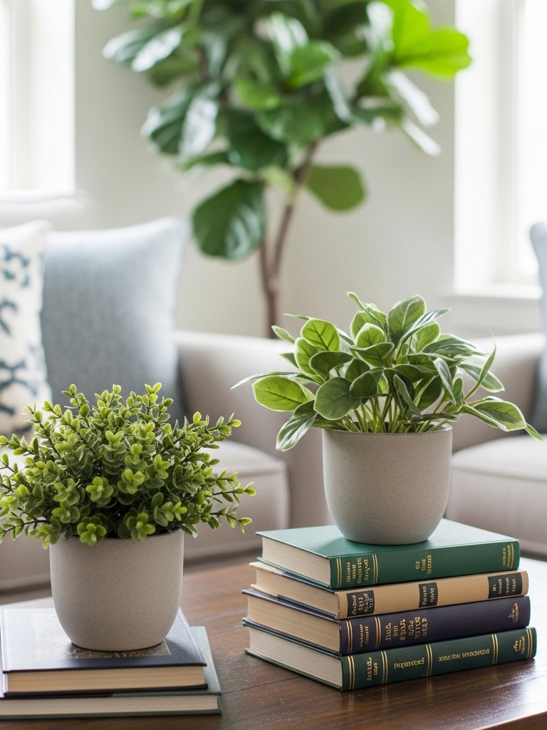 Steal My Budget Luxury Living Room Shopping List (Looks Way More Expensive) 6 Budget Luxury Living Room Shopping List - Greenery and Books