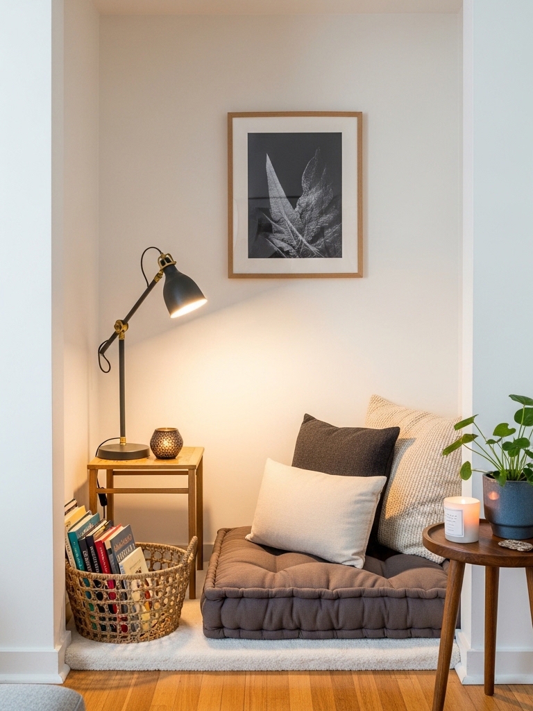 15 Scandinavian Decor Ideas That Look High-End on a Baby Budget 18 Scandinavian Budget Decor Ideas - Add a Cozy Reading Nook