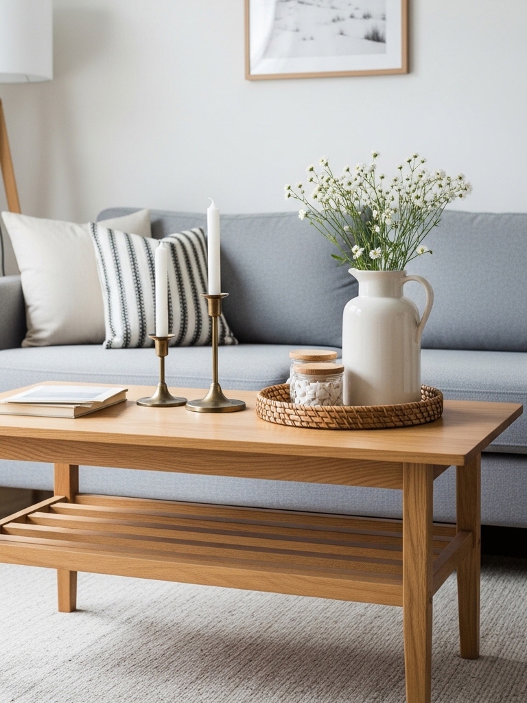 15 Scandinavian Decor Ideas That Look High-End on a Baby Budget 8 Scandinavian Budget Decor Ideas - Bring in Natural Wood Elements