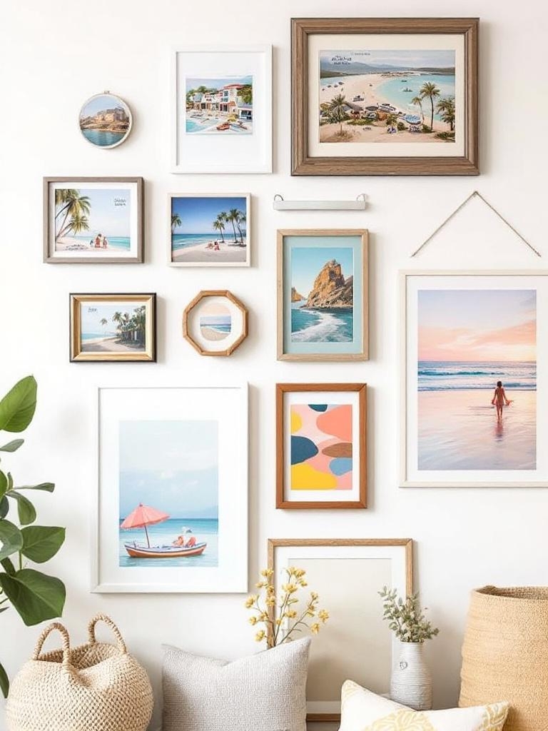 Gallery Walls with a Summer Theme