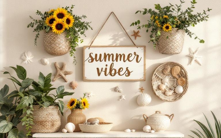 Summer Wall Decor Ideas for a Fresh, Sun-Kissed Look
