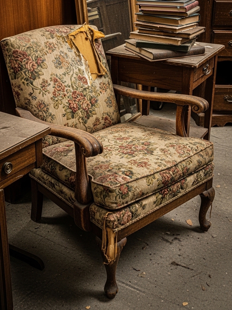 Steal-Worthy Style: The Ultimate Guide to Thrift Store Decor on a Budget 13 The Ultimate Guide to Thrift Store Decor on a Budget - Heavily Damaged or Structurally Compromised Pieces