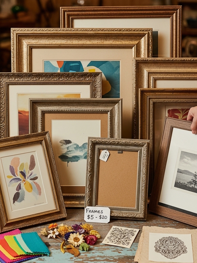 Steal-Worthy Style: The Ultimate Guide to Thrift Store Decor on a Budget 7 The Ultimate Guide to Thrift Store Decor on a Budget - Framed Artwork and Prints