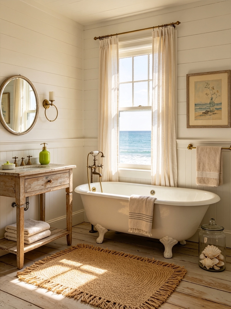 15 Coastal Bathroom Decor Ideas That Make Your Home Feel Like a Luxury Beach Resort 8 Coastal Bathroom Ideas -