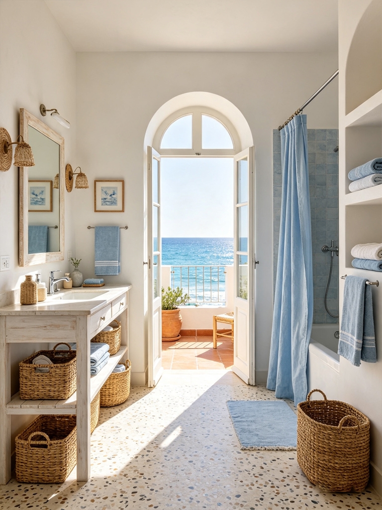 15 Coastal Bathroom Decor Ideas That Make Your Home Feel Like a Luxury Beach Resort 10 Coastal Bathroom Ideas -