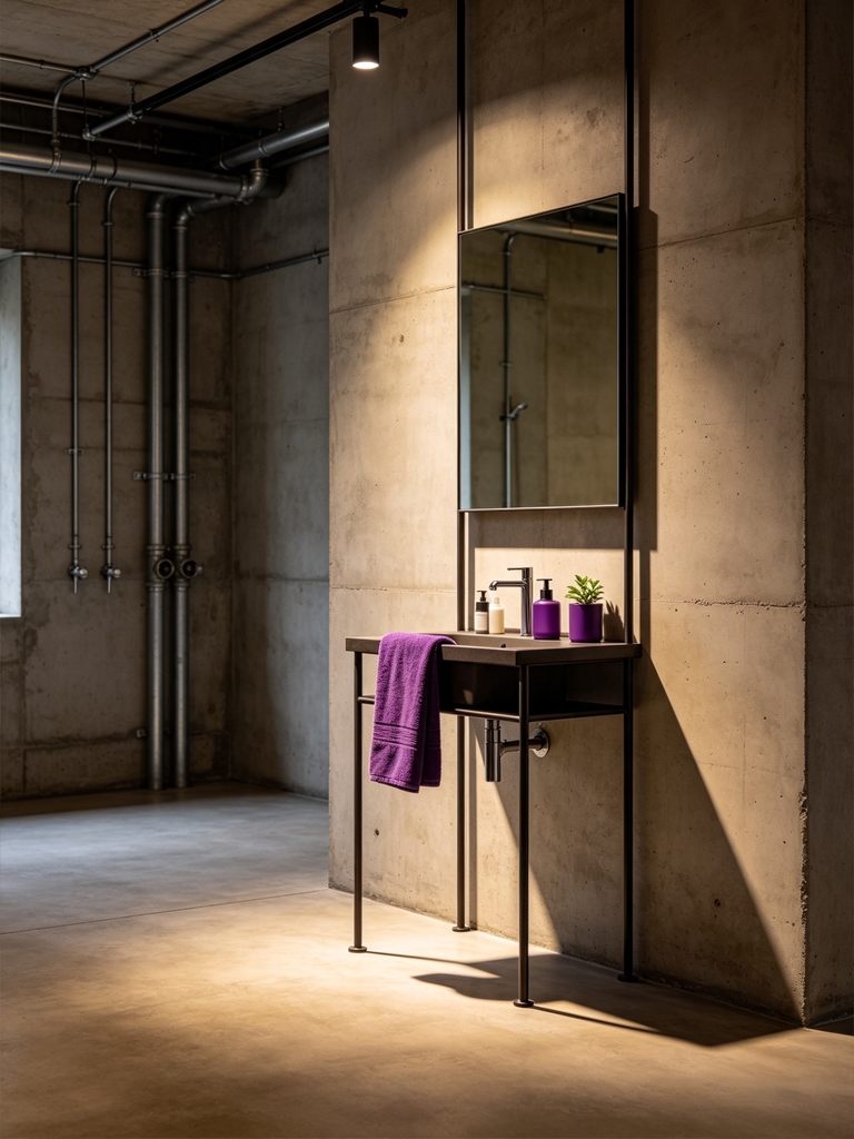 17 Bathroom Furniture Ideas That Turn Everyday Washrooms Into Luxury Spaces 17 Freestanding Mirror With A Shelf for industrial bathrooms