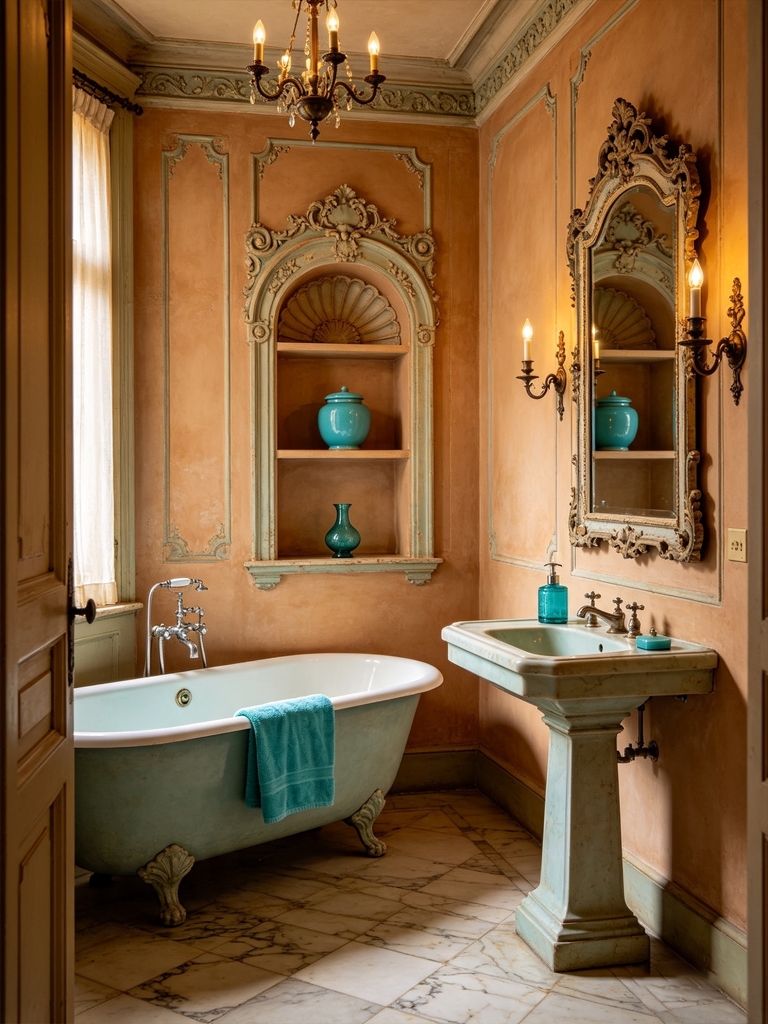 17 Bathroom Furniture Ideas That Turn Everyday Washrooms Into Luxury Spaces 13 Recessed Niche Shelving on bathrooms