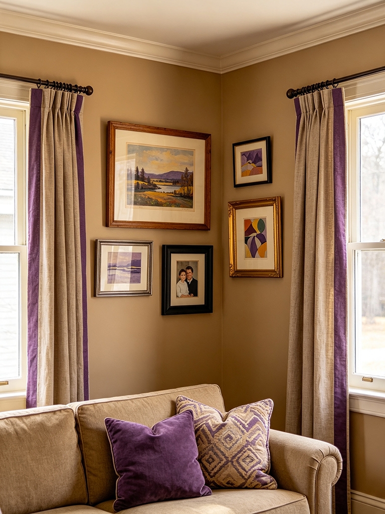 11 Corner Wall Gallery Ideas That Make Awkward Walls Feel Intentional 7 Corner Wall Gallery Ideas - The Asymmetrical Corner Cluster