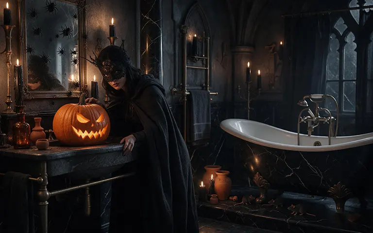 9 Bathroom Halloween Decor Ideas to Create a Spooky Sanctuary 2 9 Bathroom Halloween Decor Ideas to Create a Spooky Sanctuary