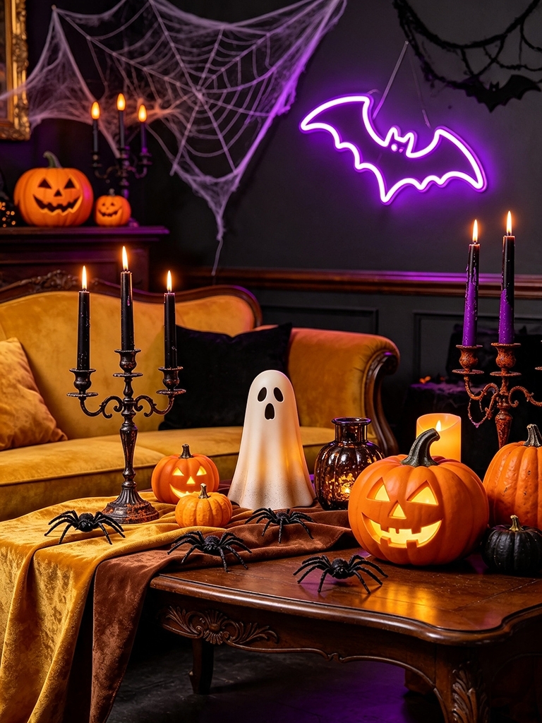 12 Vintage Halloween Decor Ideas That Bring Back the Past 15 Bright Classic Palette - Vintage Halloween Decor