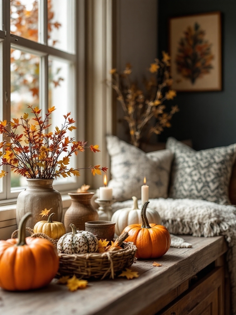 11 Cheap Fall Decor Ideas That Look Surprisingly Luxurious 10 Use Thrifted Baskets for Texture and Storage - Cheap Fall Decor Ideas