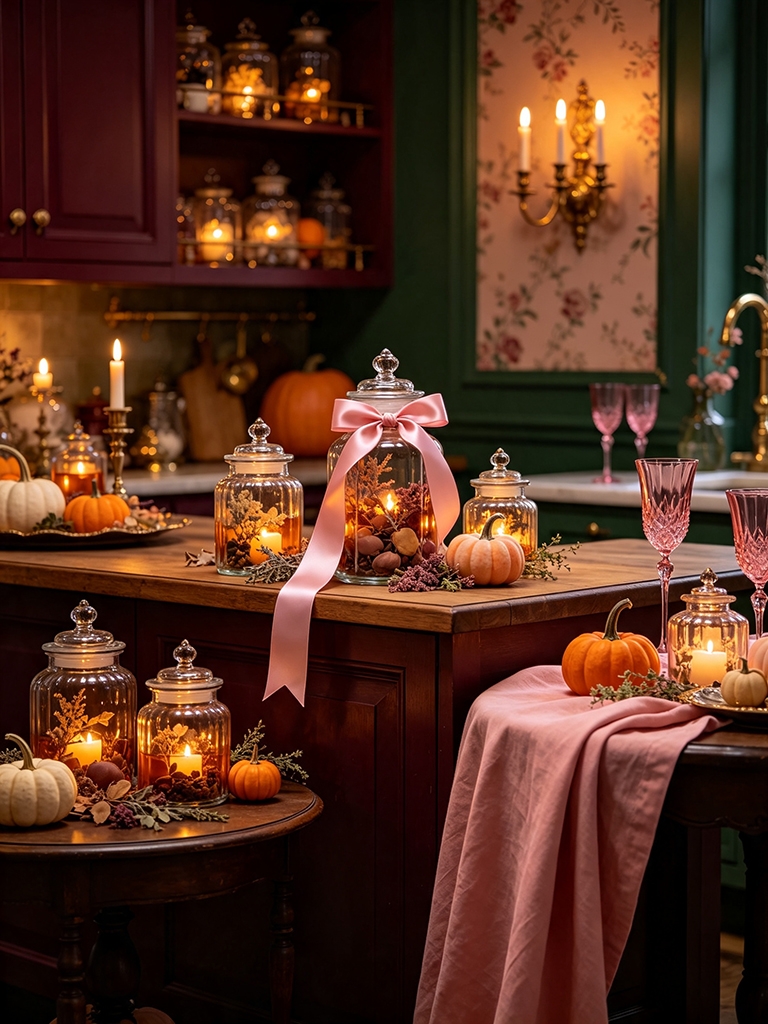 13 Tasteful and Elegant Halloween Decor Ideas for a Home That Feels Like You 11 Tasteful and Elegant Halloween Decor - Apothecary Jars for Victorian Style