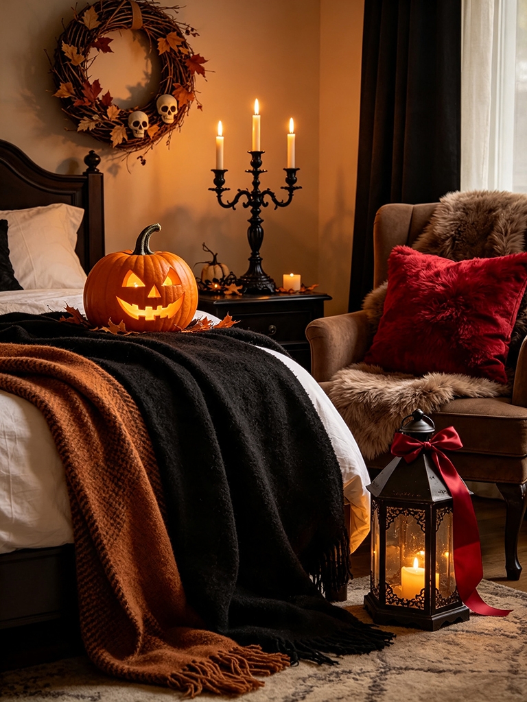 13 Tasteful and Elegant Halloween Decor Ideas for a Home That Feels Like You 12 Tasteful and Elegant Halloween Decor - Cozy Throws That Actually Get Used