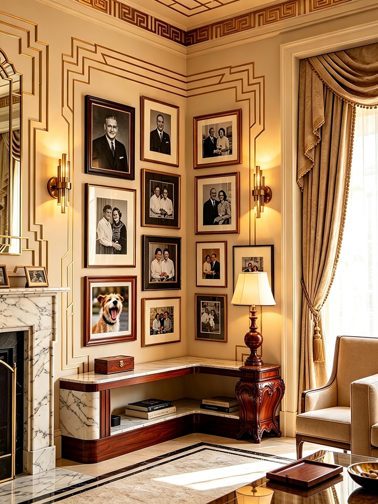 11 Corner Wall Gallery Ideas That Make Awkward Walls Feel Intentional 18 Family Photo Corner - Corner Wall Gallery Ideas
