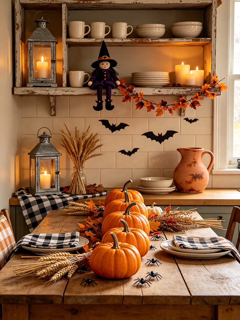 11 Halloween Kitchen Decor Ideas That Feel Cozy, Not Creepy 11 Halloween Kitchen Decor Ideas - Give Farmhouse Halloween Decor a Softer Look