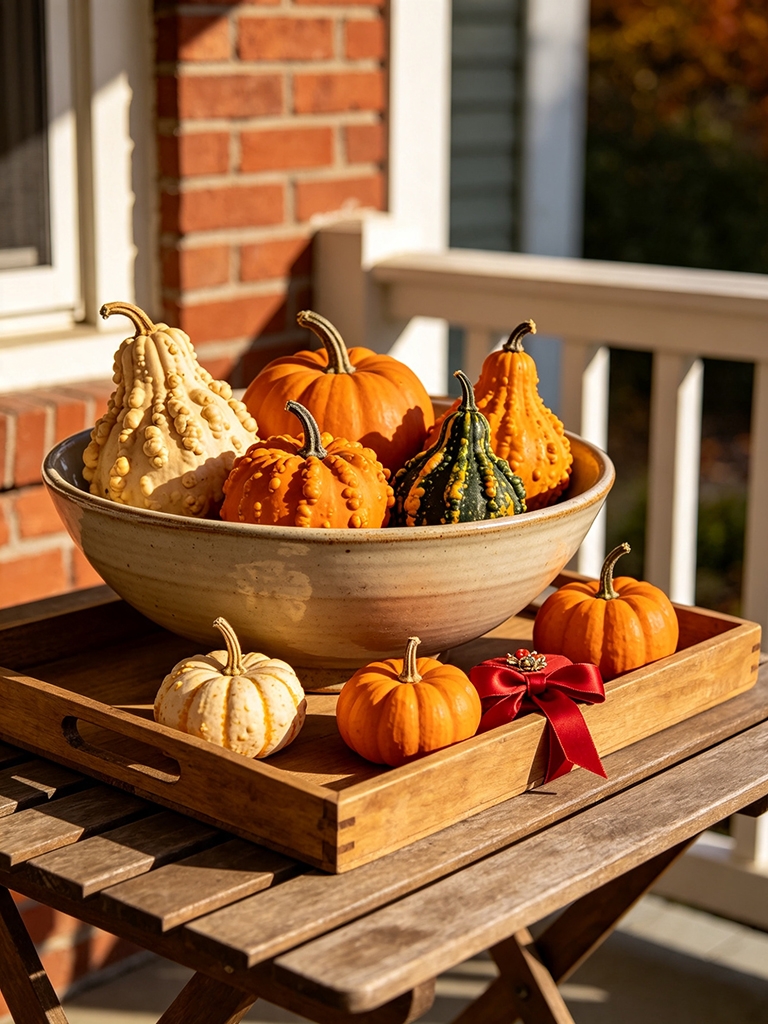 15 Fall Front Porch Decor Ideas Everyone Will Copy 19 Fall Front Porch Decor Gourd and Squash Arrangements