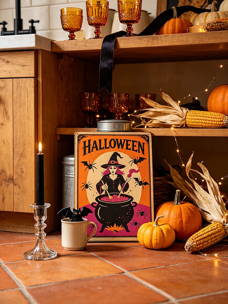 11 Halloween Kitchen Decor Ideas That Feel Cozy, Not Creepy 20 Don't Start Over When Fall Decor Is Already Working - Halloween Kitchen Decor Ideas