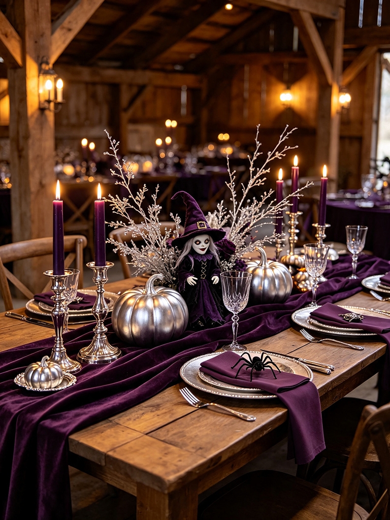 11 Halloween Party Decor Ideas for a Spooky Outdoor Celebration 10 Halloween Party Decor Ideas - Commit to a Tight Color Palette for an Adult Theme Party