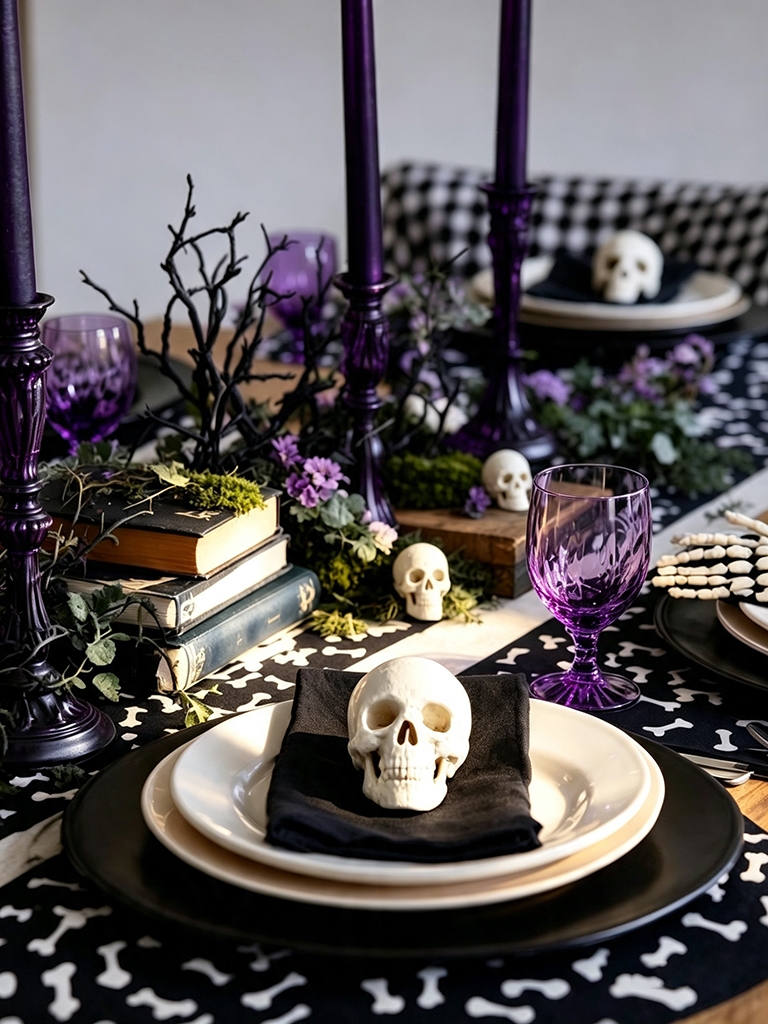 10 Skeleton Halloween Decor Ideas That Bring Your Home to Life 14 Halloween Skeleton Table Settings and Centerpieces