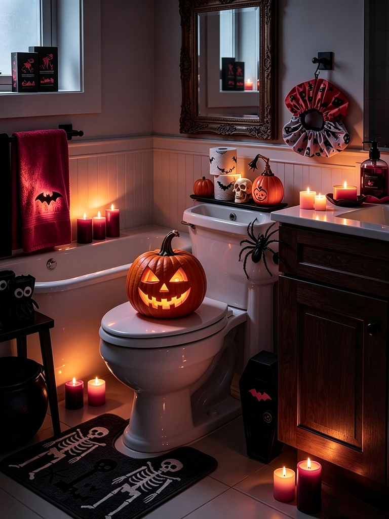 9 Bathroom Halloween Decor Ideas to Create a Spooky Sanctuary 12 Haunted Toilet Paper and Bathroom Halloween Accessories