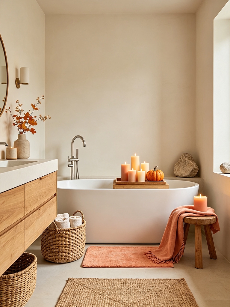 15 Neutral Fall Decor Ideas for a Timeless Autumn Home 10 Neutral Fall Decor Ideas - The Beauty of Baskets