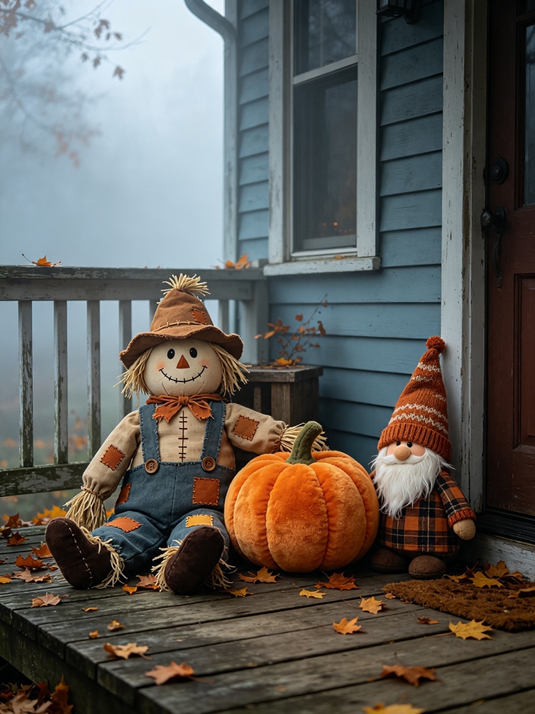 15 Fall Front Porch Decor Ideas Everyone Will Copy 15 Scarecrow or Fall Figures - Fall Front Porch Decor Ideas
