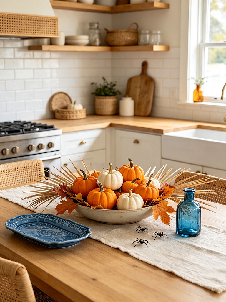 11 Halloween Kitchen Decor Ideas That Feel Cozy, Not Creepy 13 Halloween Kitchen Decor Ideas - Keep the Halloween Kitchen Table Simple