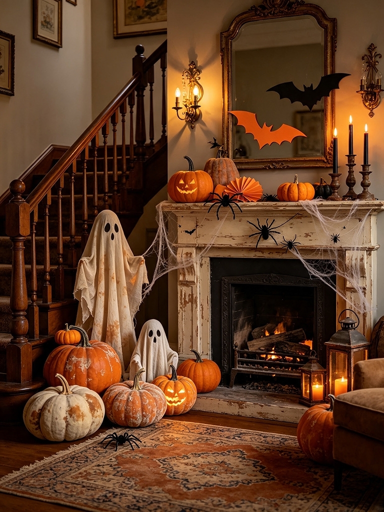 12 Vintage Halloween Decor Ideas That Bring Back the Past 13 Vintage Halloween Decor - Age New Pieces with Tea Stains and Sandpaper