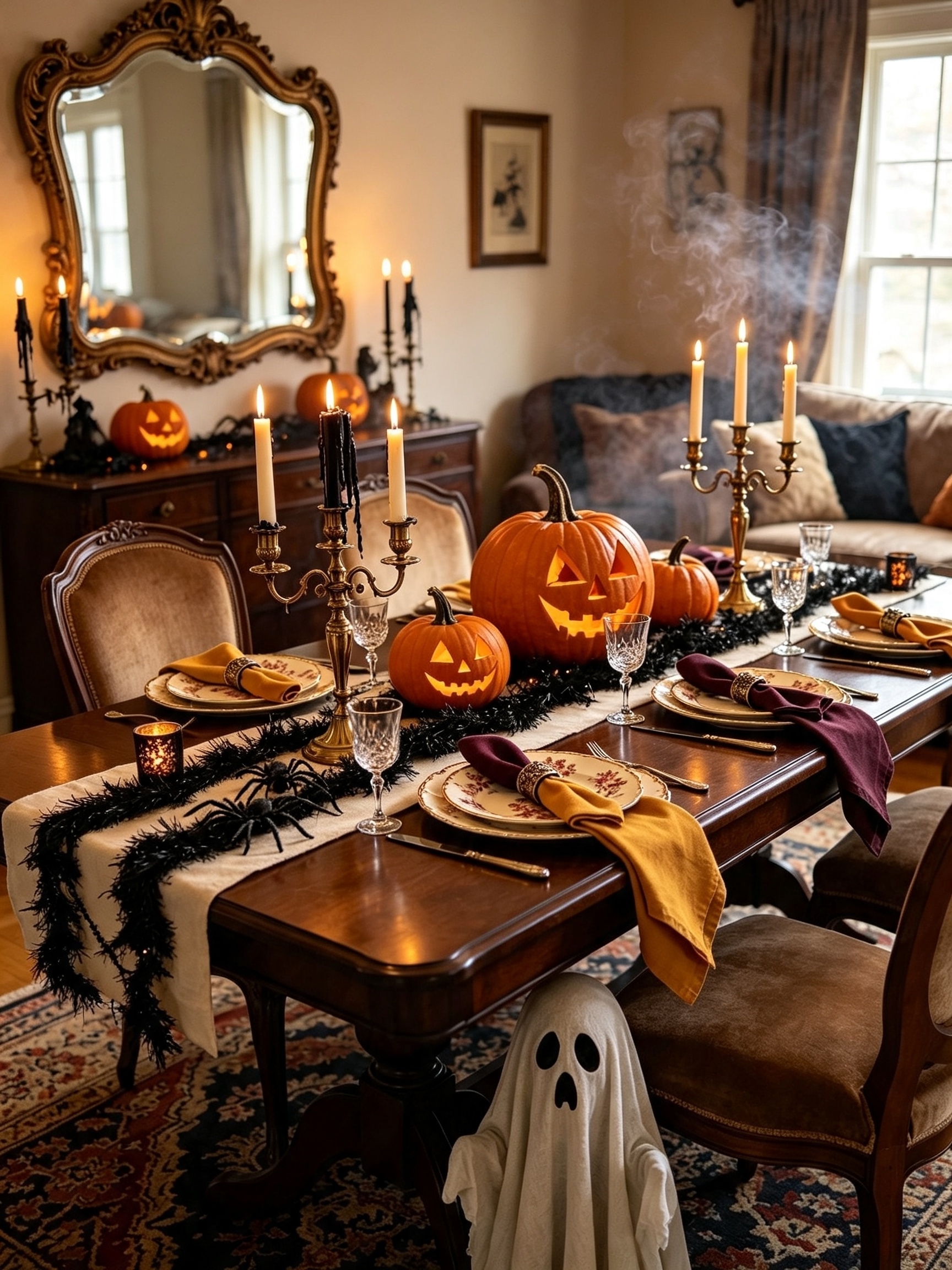 12 Vintage Halloween Decor Ideas That Bring Back the Past 14 Set a Table That Looks Collected, Not Bought - Vintage Halloween Decor