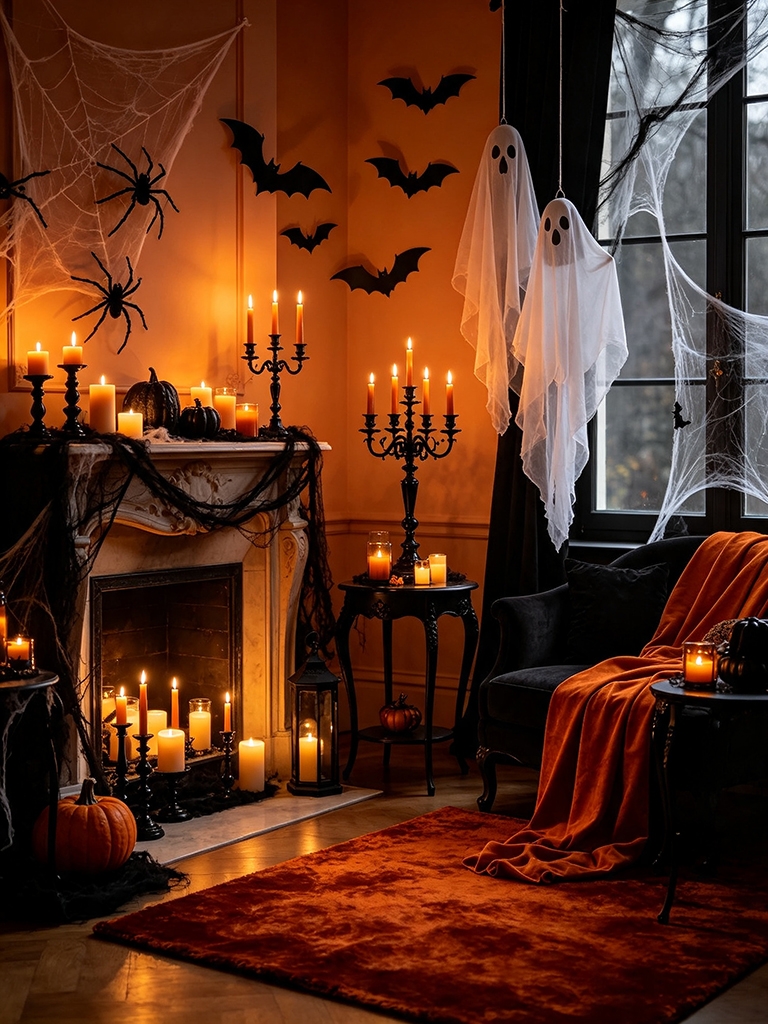 9 Witchy Halloween Decor Ideas to Cast a Spell on Your Home 6 Witchy Halloween Decor Ideas Layer Candlelight