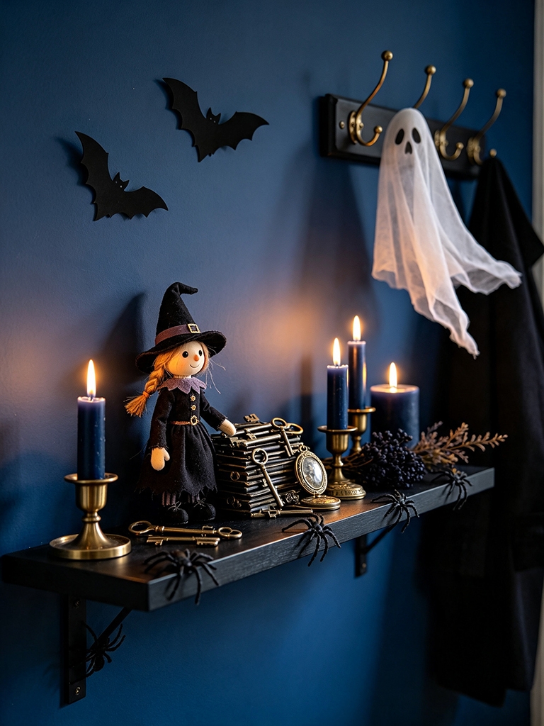 9 Witchy Halloween Decor Ideas to Cast a Spell on Your Home 11 Witchy Halloween Decor Ideas - Create a Moody Entryway or Threshold Display