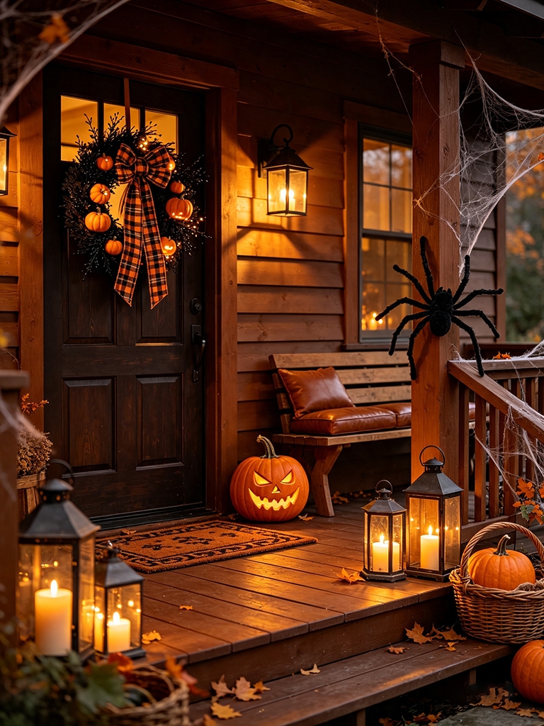 11 DIY Halloween Wreaths So Good You'll Want to Make Them All (With Shopping Links!) 17 Buffalo Plaid Fall-oween - DIY Halloween Wreaths