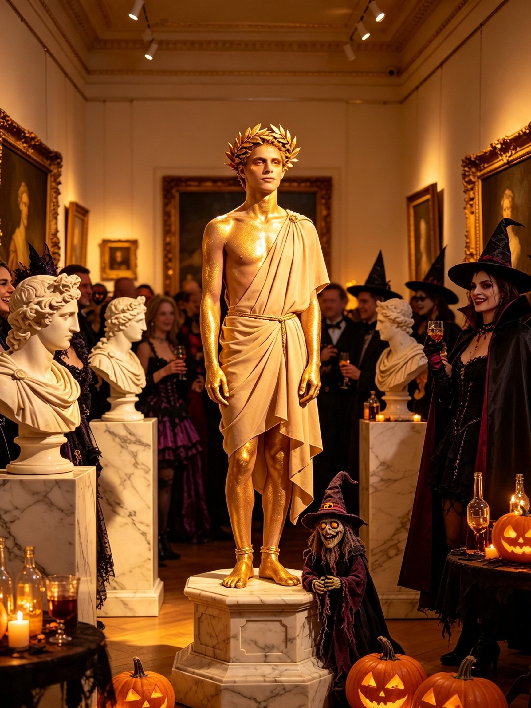 10 Classy Halloween Costumes That Match Any Party and Home Decor 7 The Golden Hour Statue Classy Halloween Costumes