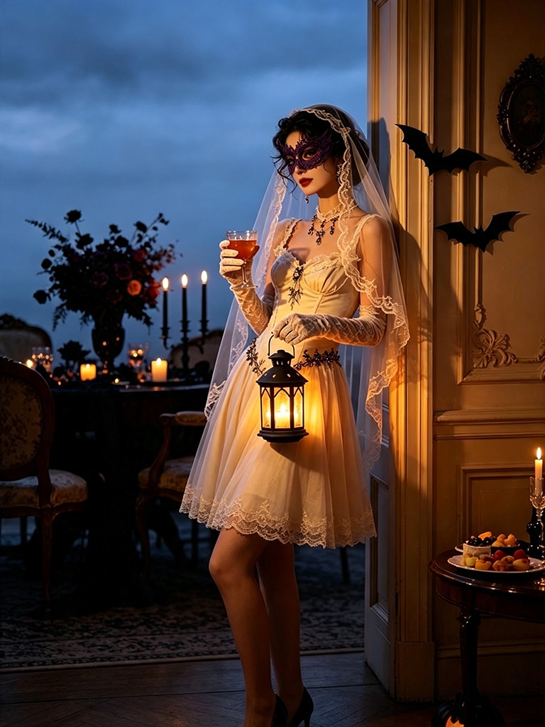 10 Classy Halloween Costumes That Match Any Party and Home Decor 5 The Moody Victorian Ghost Classy Halloween Costumes
