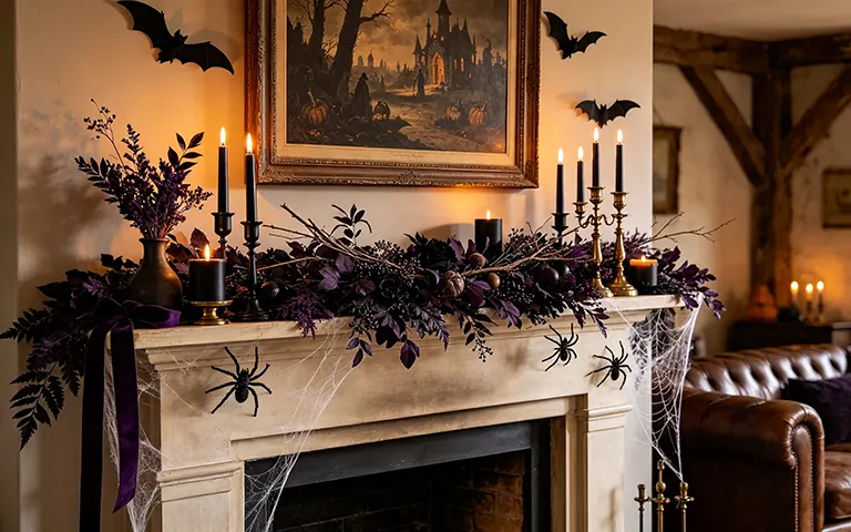 10 Halloween Mantel Decor Ideas That Feel Festive, Not Fussy
