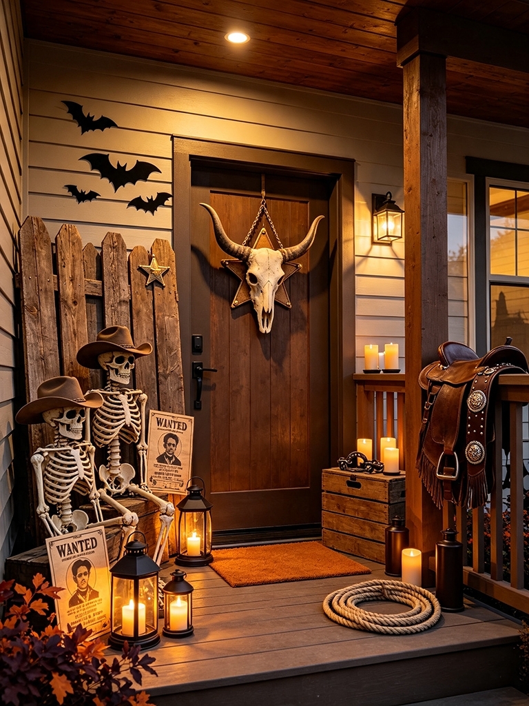 11 Western Halloween Decor Ideas for a Rustic Spooky Home 16 Rustic Fence Sections and Wooden Structures Western Halloween Decor