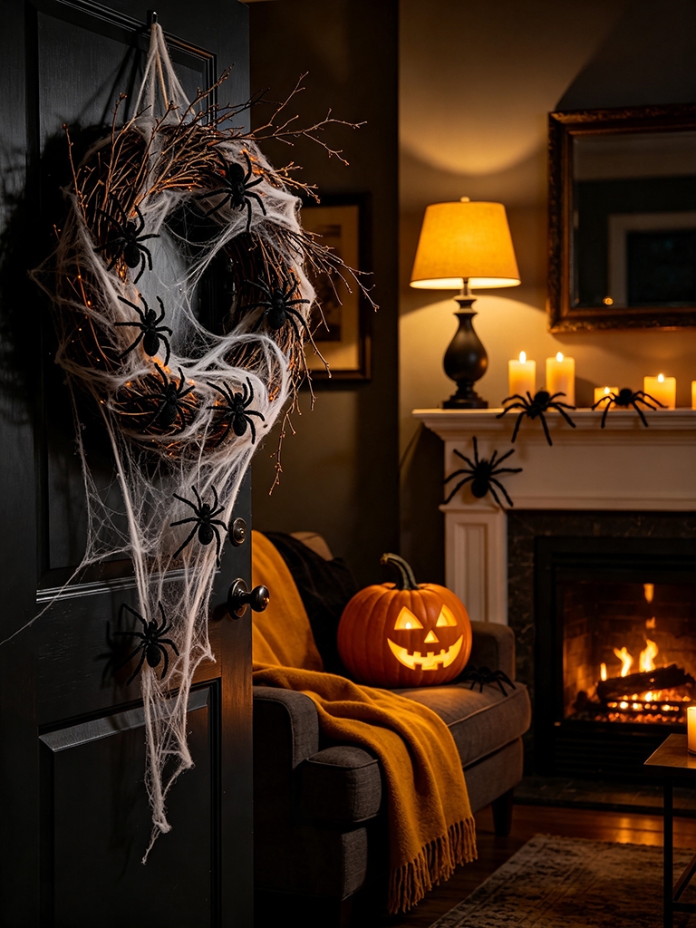 11 DIY Halloween Wreaths So Good You'll Want to Make Them All (With Shopping Links!) 18 "Spider Infestation - DIY Halloween Wreaths
