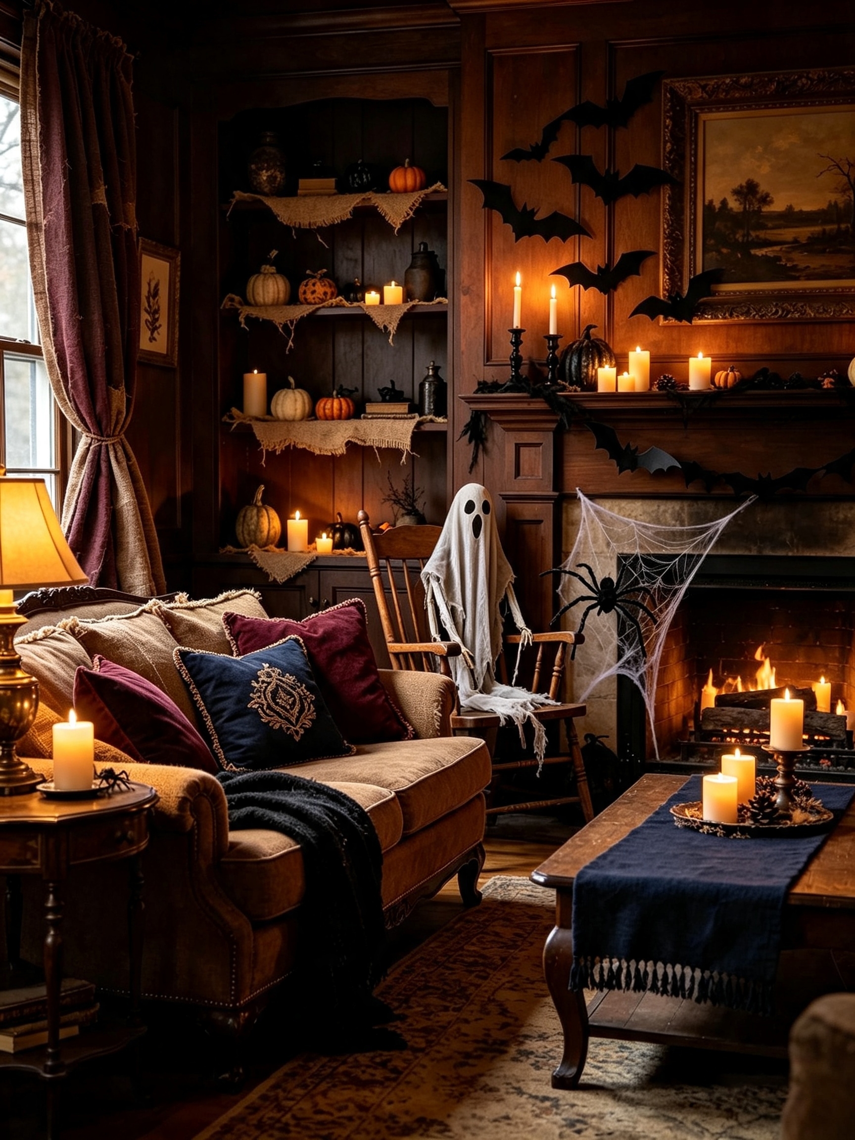 11 Western Halloween Decor Ideas for a Rustic Spooky Home 11 Western Halloween Decor Burlap and Fabric Draping
