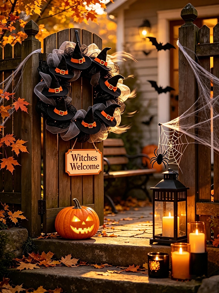 11 DIY Halloween Wreaths So Good You'll Want to Make Them All (With Shopping Links!) 15 Witch Hat DIY Halloween Wreaths