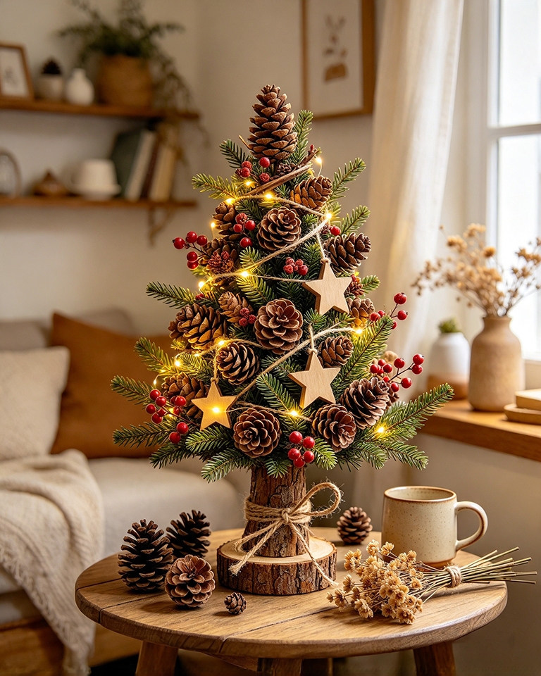 15 Christmas Tree Decor Ideas to Try in 2026 21 Pinecone and Nature Christmas Tree Decor Ideas