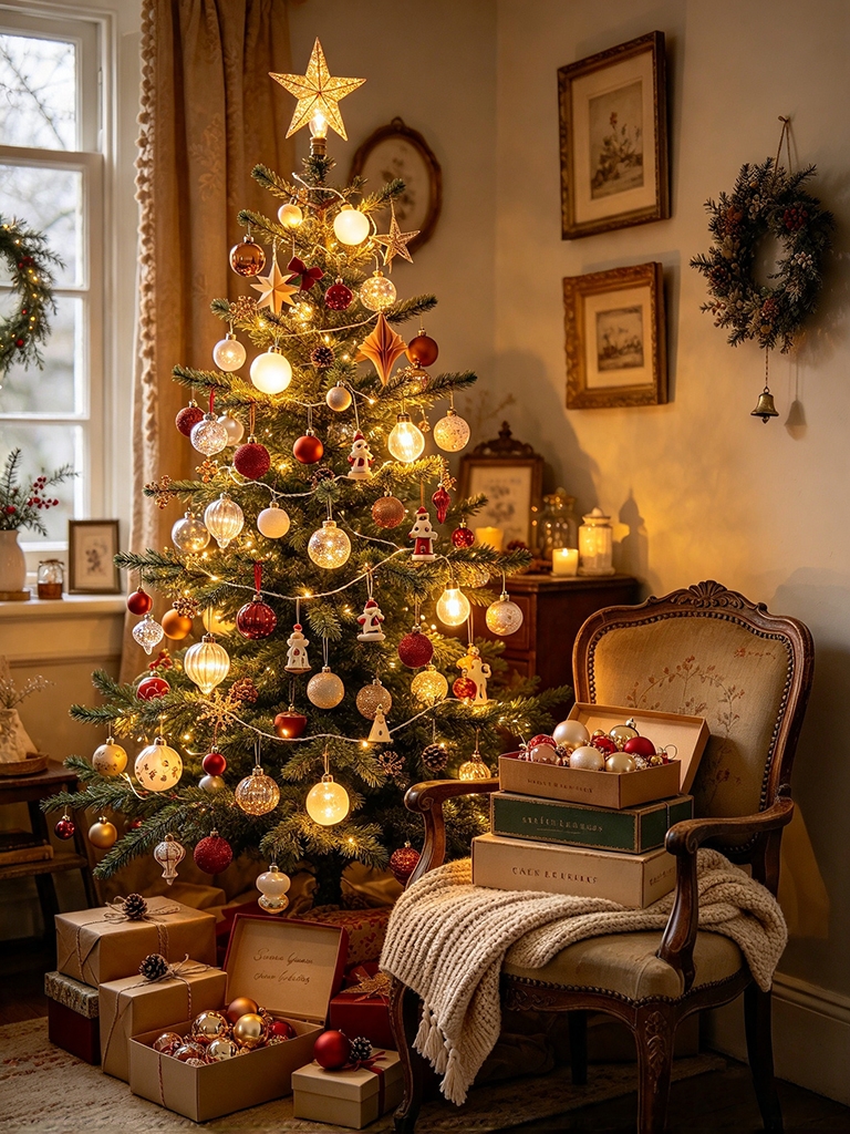 15 Christmas Tree Decor Ideas to Try in 2026 14 Christmas Tree Decor Ideas Vintage Ornament Tree